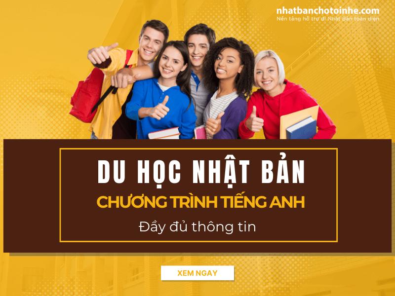 Du học Nhật Bản bằng tiếng Anh thông tin A – Z