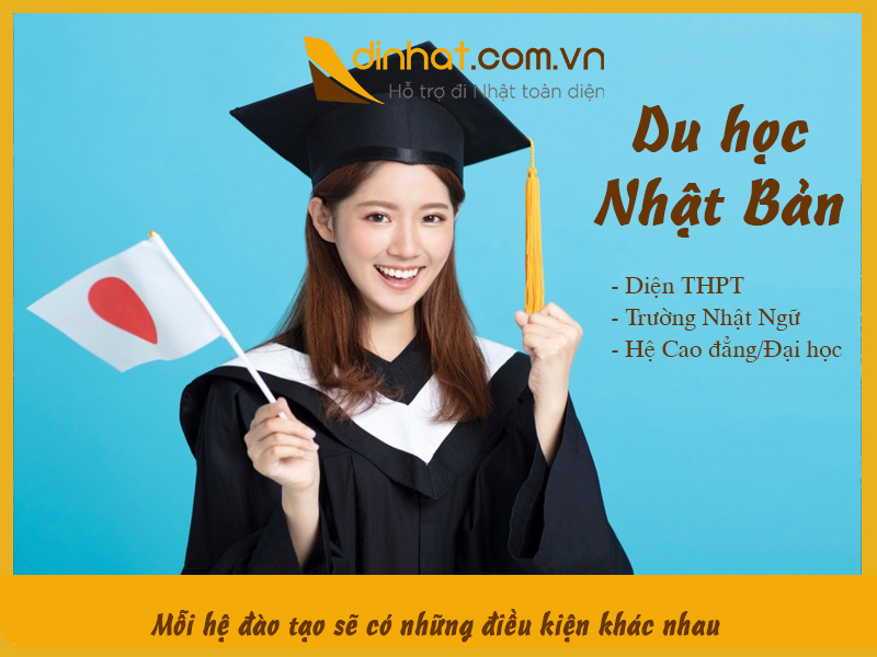 Du hoc nhat ban theo tung he dao tao