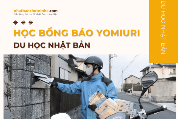 Học bổng báo Yomiuri 2023 du học Nhật Bản mới nhất