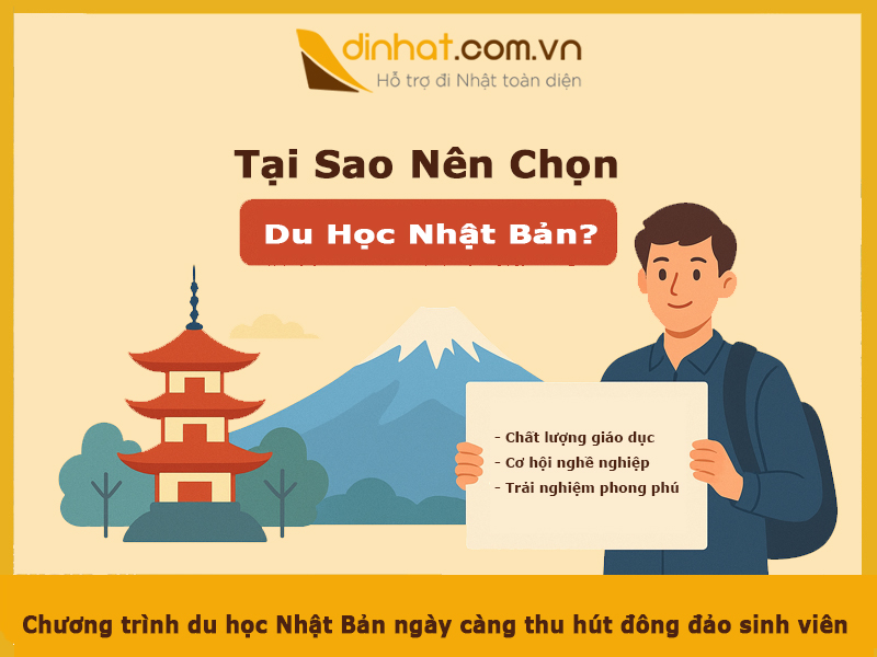Chương trình du học Nhật Bản mới nhất hiện nay Chương trình du học Nhật Bản mới nhất hiện nay