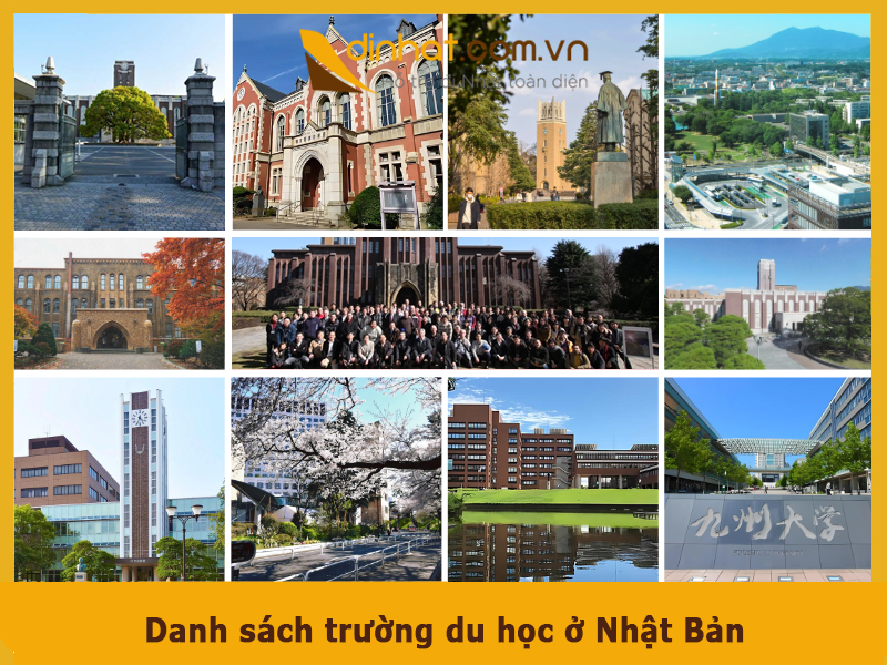 Các trường du học ở Nhật Bản danh sách cập nhật mới nhất